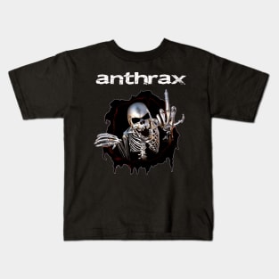 vintage anthrax band Kids T-Shirt